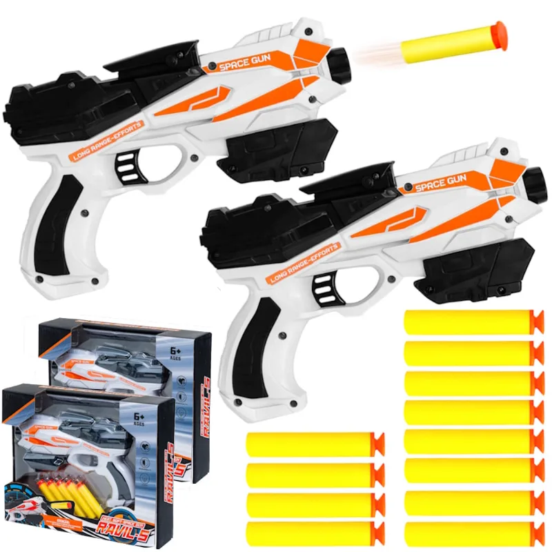 2 Super Nerf Pistola Lança Dardos Arminha Presente na Caixa