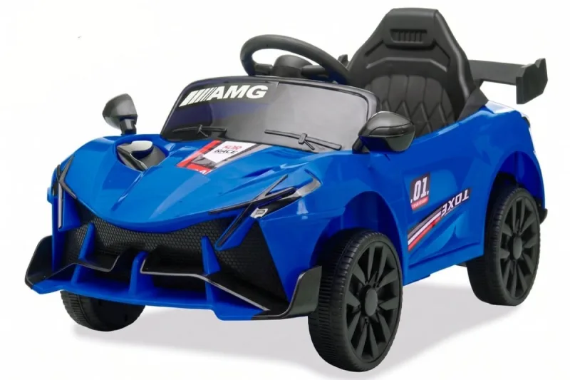 Carro Elétrico Power Ride 6V - Azul - Genérica - Brinquedos