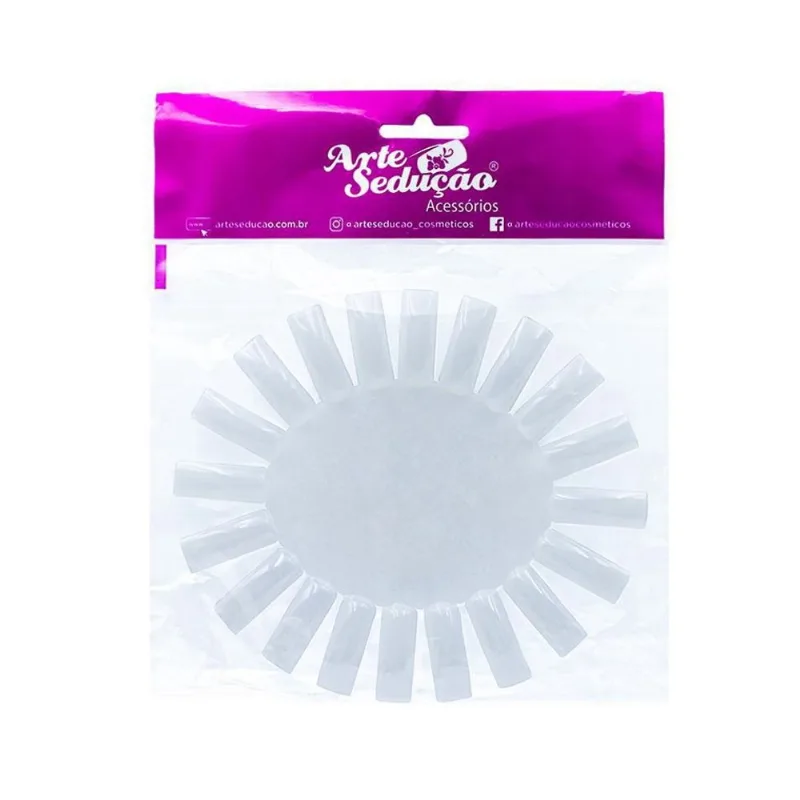 Kit 20 Discos Display Unhas Postiças Mostruário Esmalte
