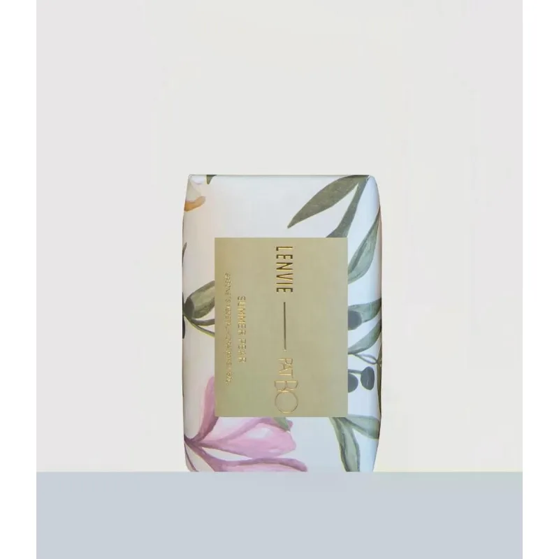 Sabonete vegetal em barra summer pear patbo 150G lenvie