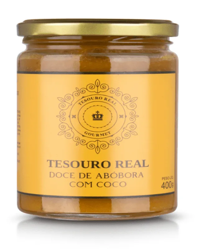 Doce Abobora Com Coco Tesouro Real 400g - Não Informado - Mercearia