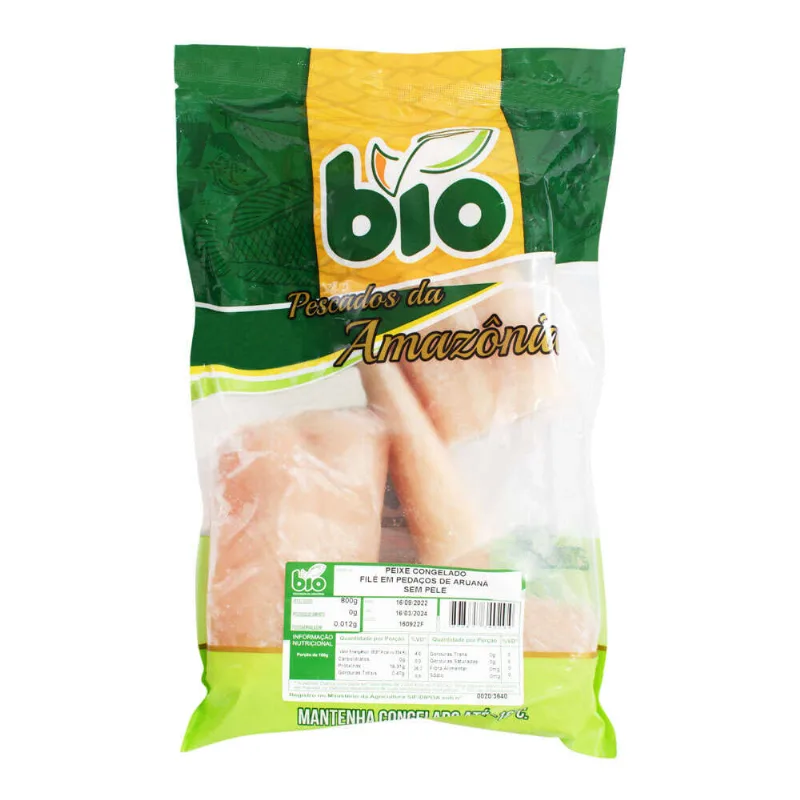 Filé de Aruana sem Pele Bio 800g