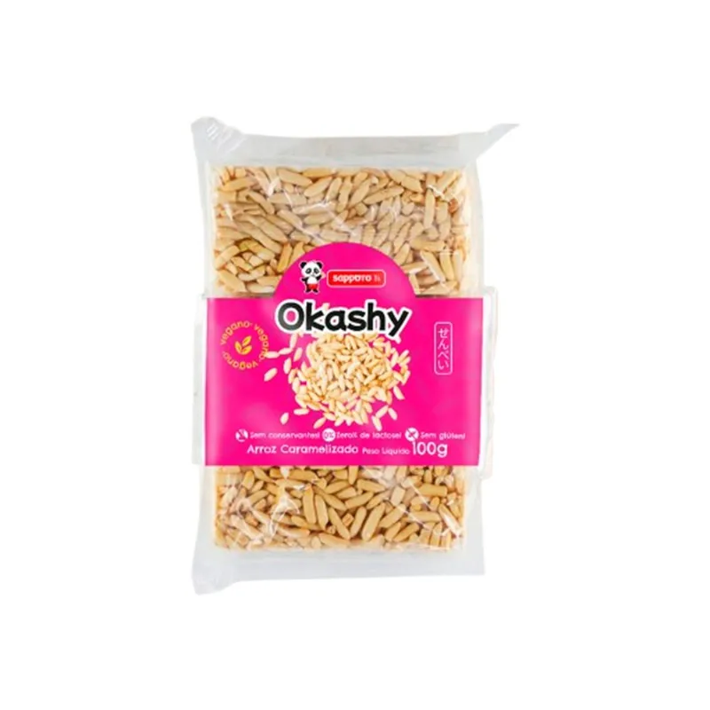 Arroz Caramelizado Sapporo Zero Lactose e Zero Gluten Vegano 100g