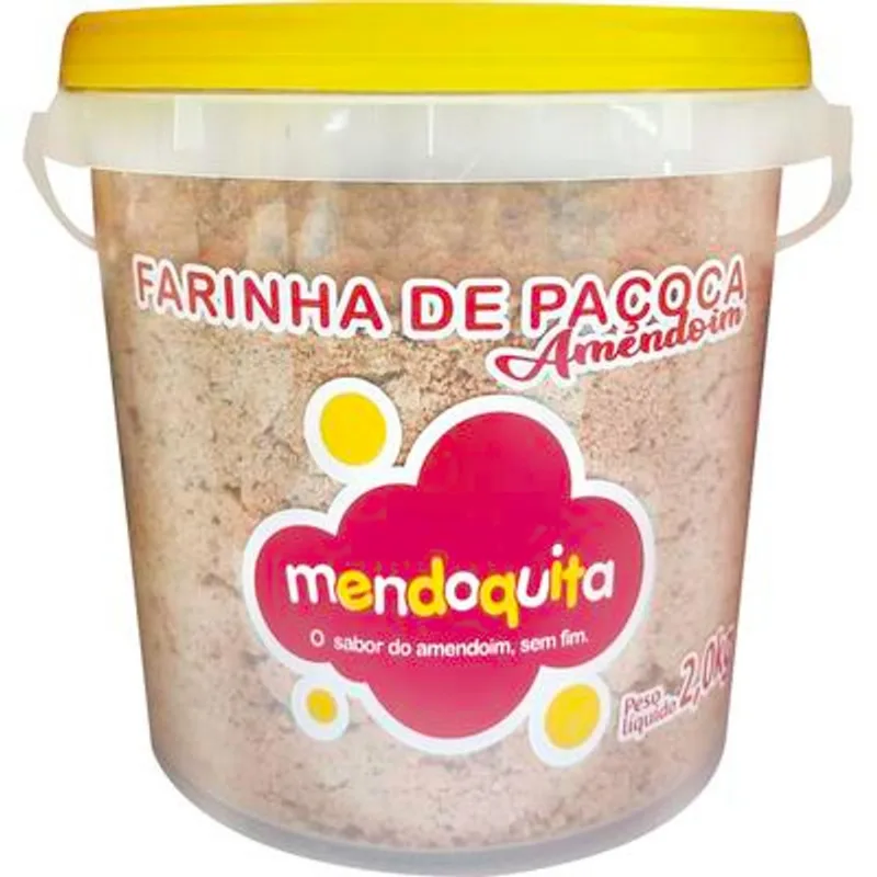 Farinha de Paçoca Mendoquita Amendoim 2kg