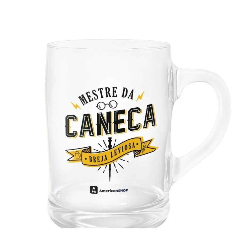 Caneca cerveja e chopp mestre da caneca de vidro 350ml - Não Disponível - Utilidades Domesticas