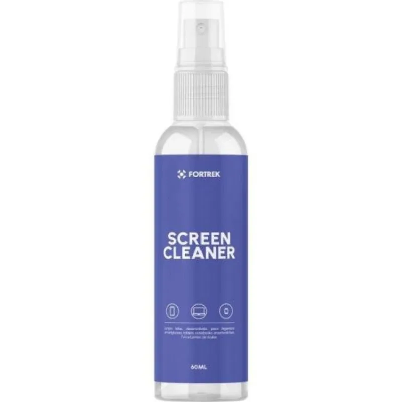 Limpa Telas Com Flanela 60ml Fortrek