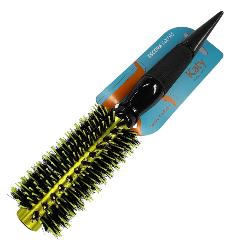 Escova de Cabelo Ceramic 20mm Verde Katy Ref. 128607