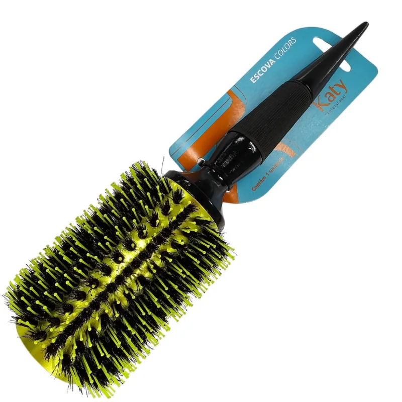 Escova de Cabelo Ceramic 44mm Verde Katy Ref. 128610