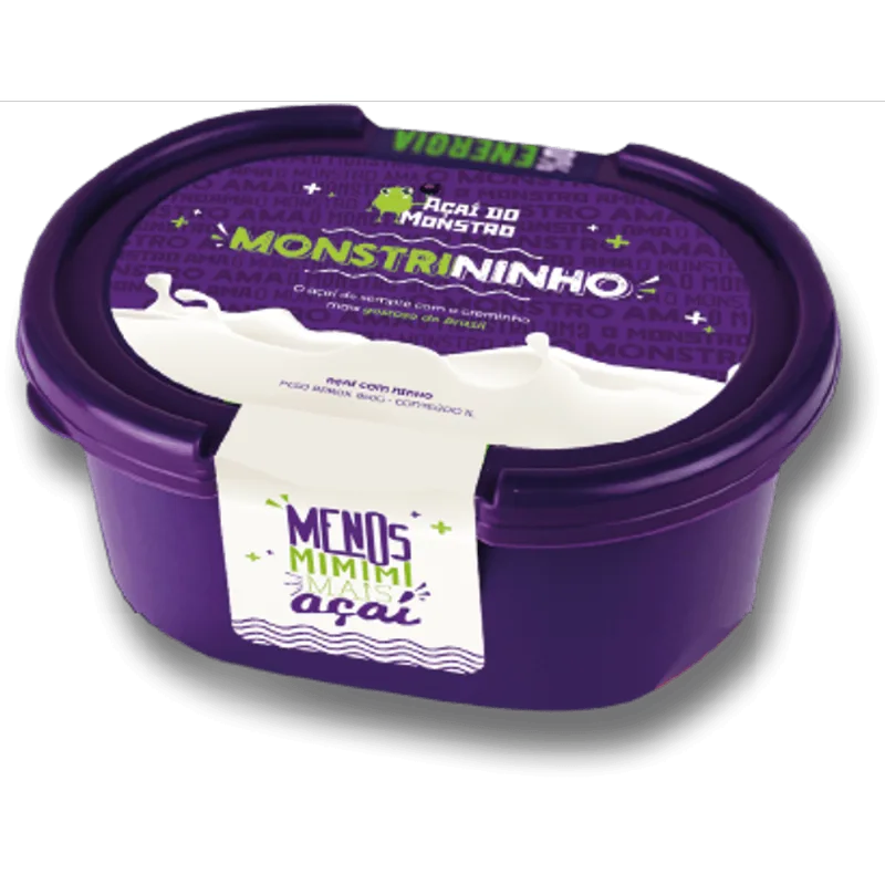 Açaí Monstrininho Açaí do Monstro Pote 1L
