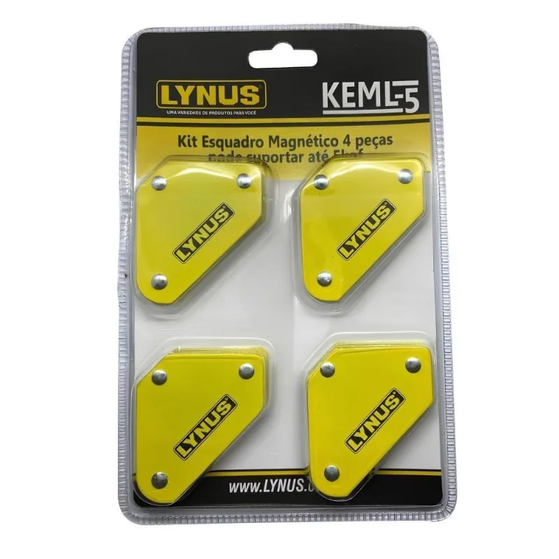 Esquadro Magnético Forte Multi-ângulos Para Soldador Keml-5 Lynus