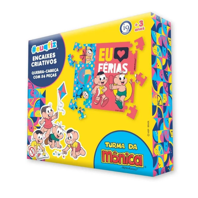 #EuQFiz Encaixes Criativos tm Eu Amo Férias - I9 Brinquedos