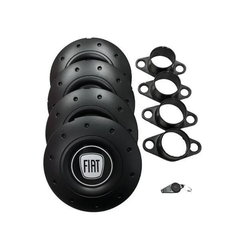 Calotas Miollo Fiat Idea Aro 15 2003/2016 Amarok Preto