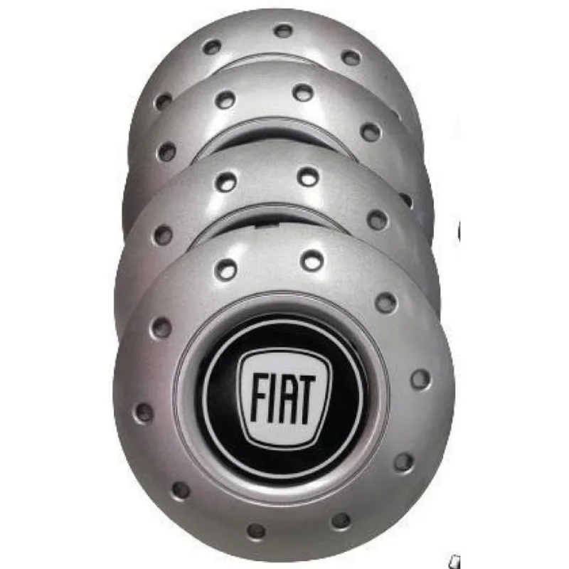 Calotas Miollo Fiat Palio Aro 15 2007/2017 Amarok Prata