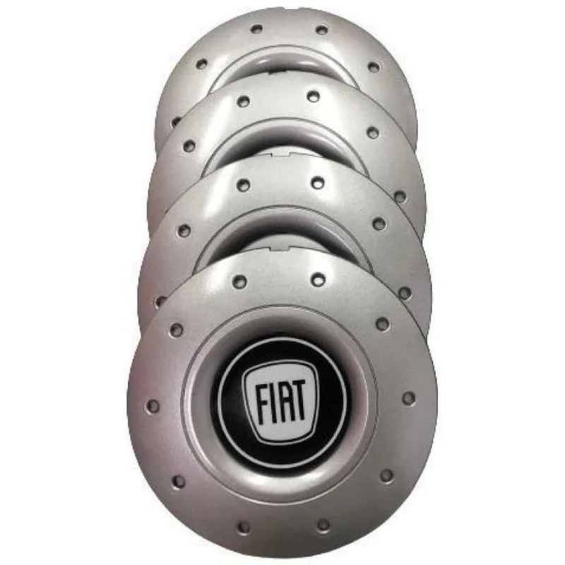 Calotas Miollo Fiat Idea Aro 15 2003/2016 Amarok Prata