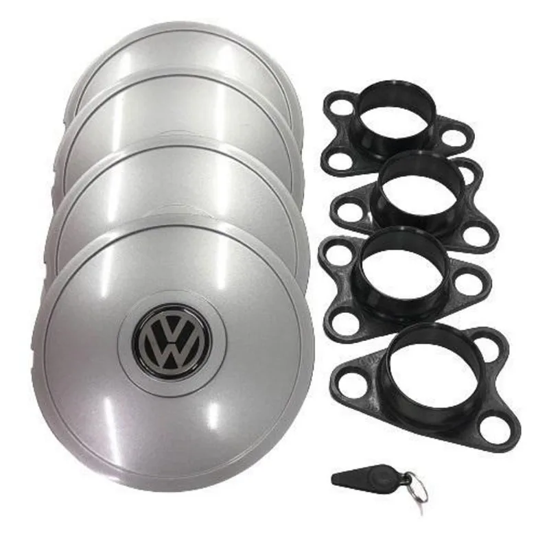 Calotas Miollo Vw Spacefox Aro 15 2007/18 Tradicional Prata
