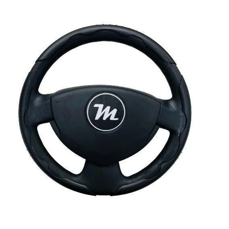 Capa Protetora Para Volante Miollo Preta Com Detalhe Preto