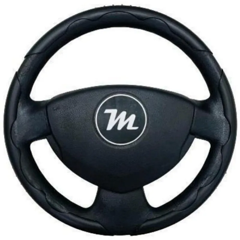 Capa Protetora Para Volante Miollo Preta E Detalhe Vermelho