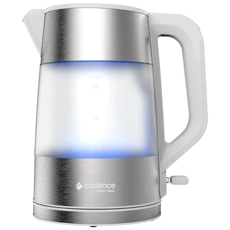 Chaleira Elétrica Cadence Lumini Blanc 1,7L CEL306 Inox 110V