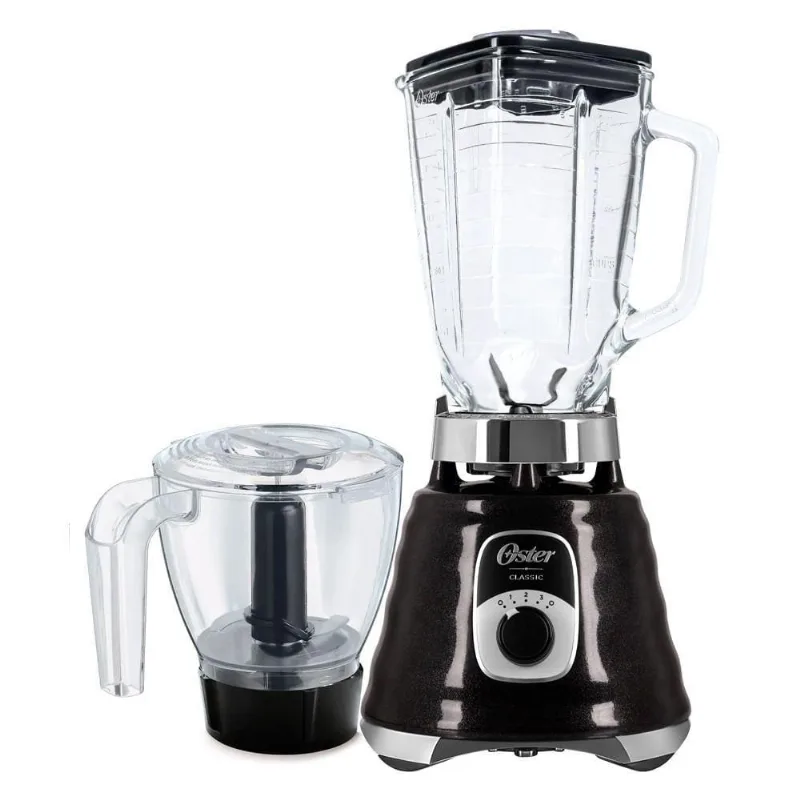 Kit Oster New Osterizer Liquidificador E Base Processadora Black 220V