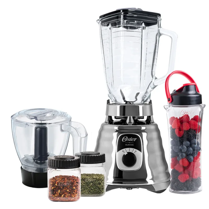 Kit New Osterizer Prata - Liquidificador e Acessórios - Oster - Eletroportáteis