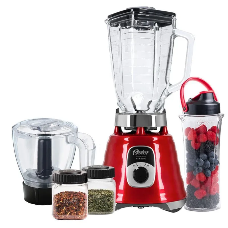 Kit New Osterizer Vermelho Liquidificador E Acessórios 220V 220V
