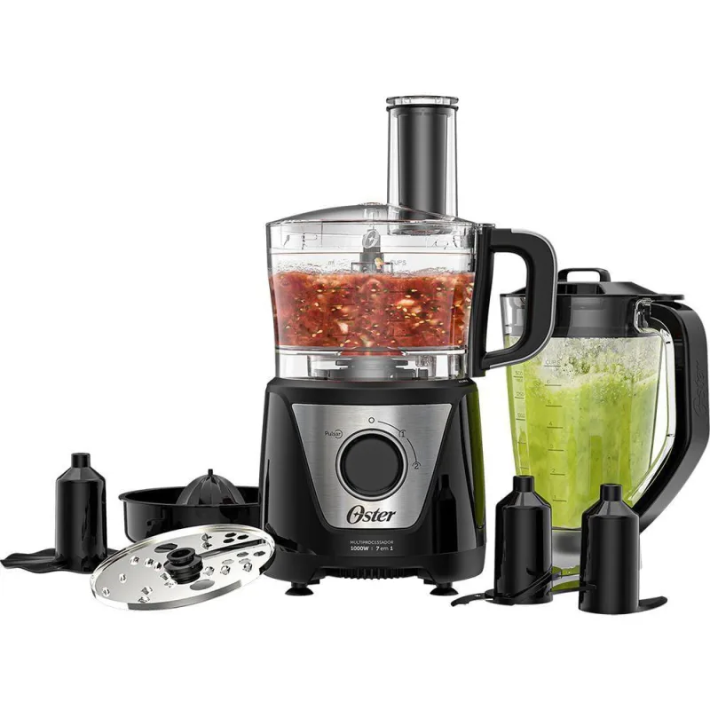 Multiprocessador de alimentos Oster Black 7 em 1 OMPR850 220V - Oster - Eletroportáteis