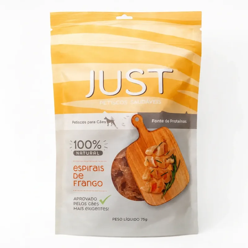 Petisco Just Espirais de Frango para Cães - Just - Cachorro