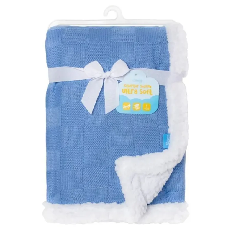 Cobertor Infantil Clingo Sherpa Ultra Soft Azul 3512 (MP)