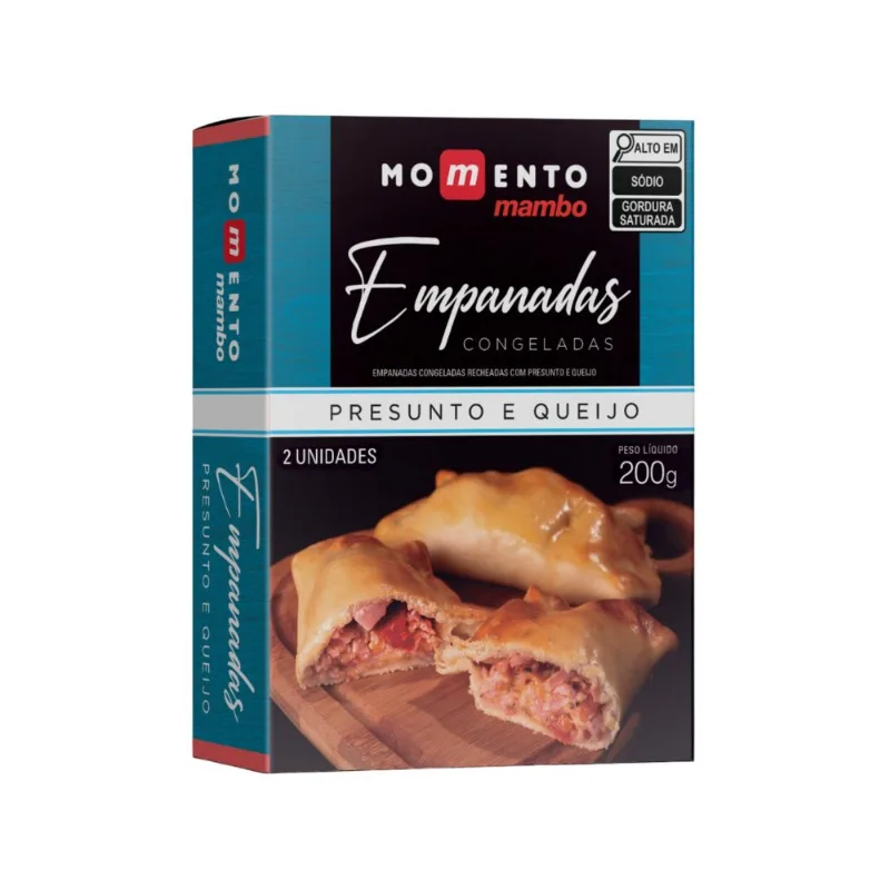 Empanada de Presunto e Queijo Momento Mambo 200g