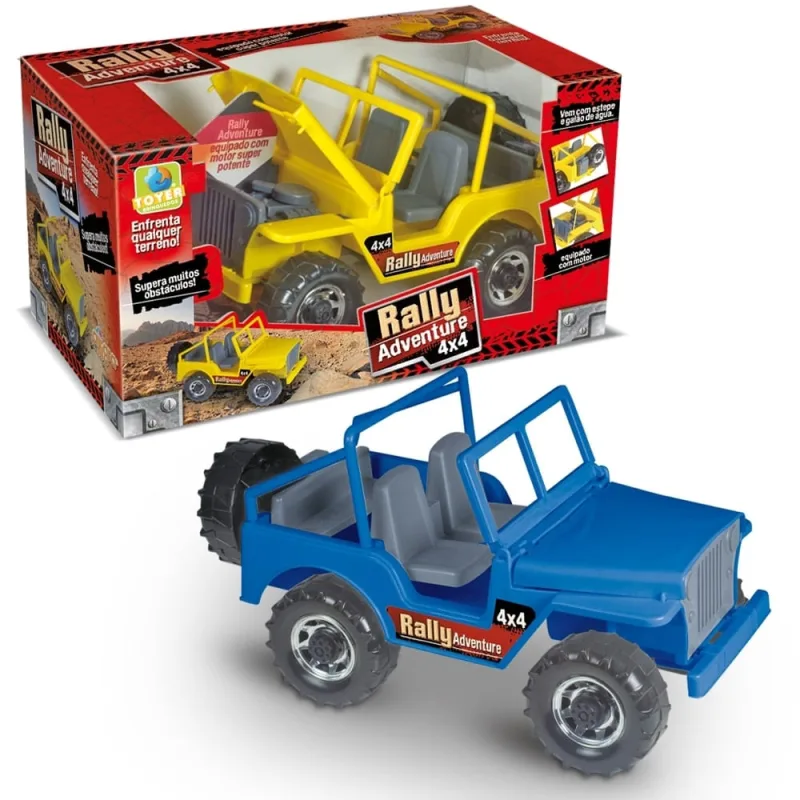 Jeep Rally Adventure 4x4 Cores Sortidas 3090 - Alligra - Alligra - Brinquedos