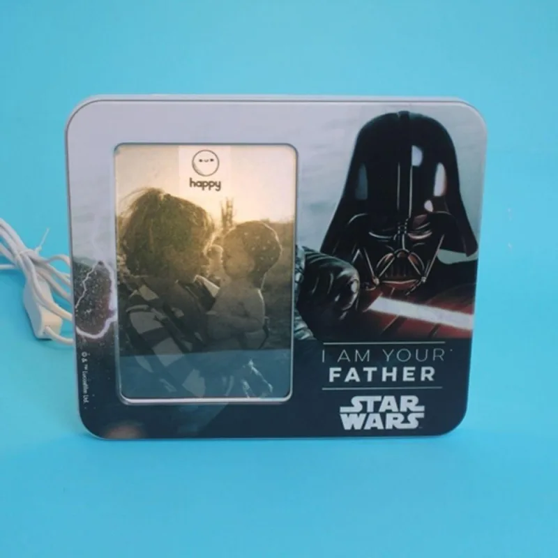 Luminária Porta Retrato 10x15cm Star Wars I Am Your Father - OUTRAS - Casa E Construção
