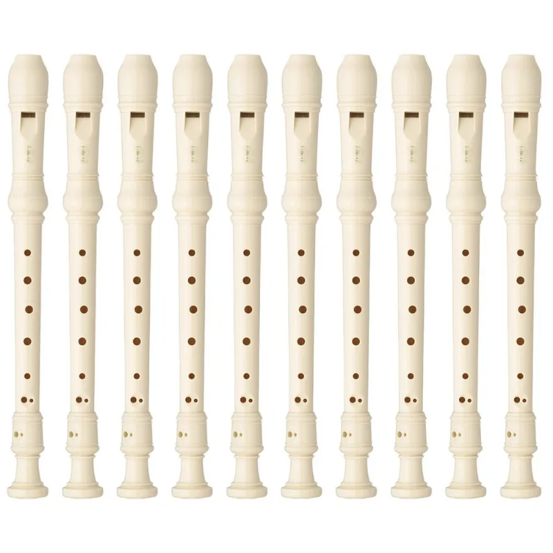 Kit 20 Flautas Doce Soprano Germânica Em C YRS-23 Yamaha