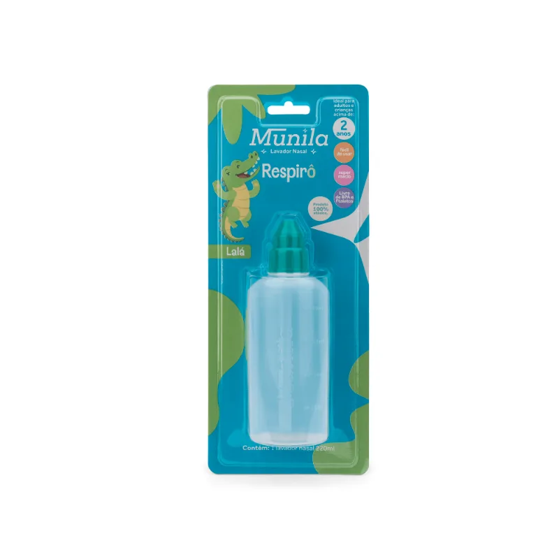 Garrafa Lavagem Nasal Respiro Munila 220ml