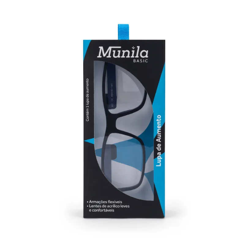 Lupa de Aumento 2,25 Munila Basic Azul