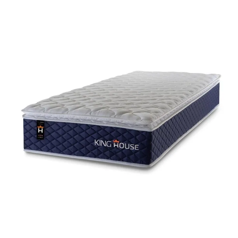 Colchão C- Molas Ensacadas Lagras Azul Solteiro 96x203x28