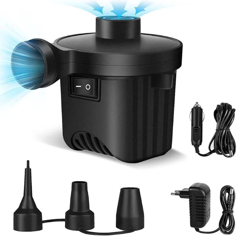 Inflador Elétrico Bomba De Ar Colchão Inflável 3 Bico Bivolt