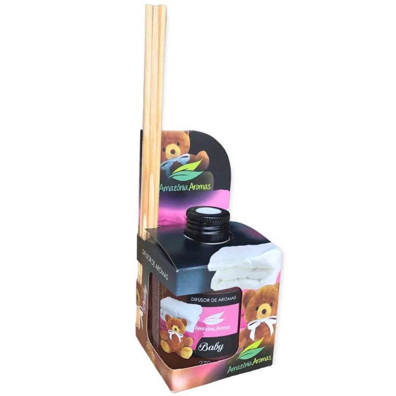Difusor de Ambiente Com 6 Varetas Aromatizador Bebe Menina