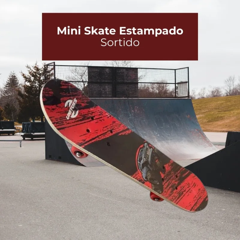 Mini Skate Estampado - Sortido - Unitoys - Brinquedos