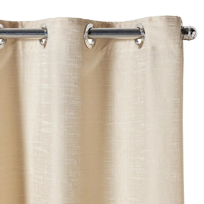 Cortina Jacquard Atenas Desert 2,70 m x 2,30 m Bege