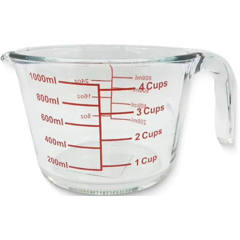 Copo de Medição de Vidro 1000ml Baumon