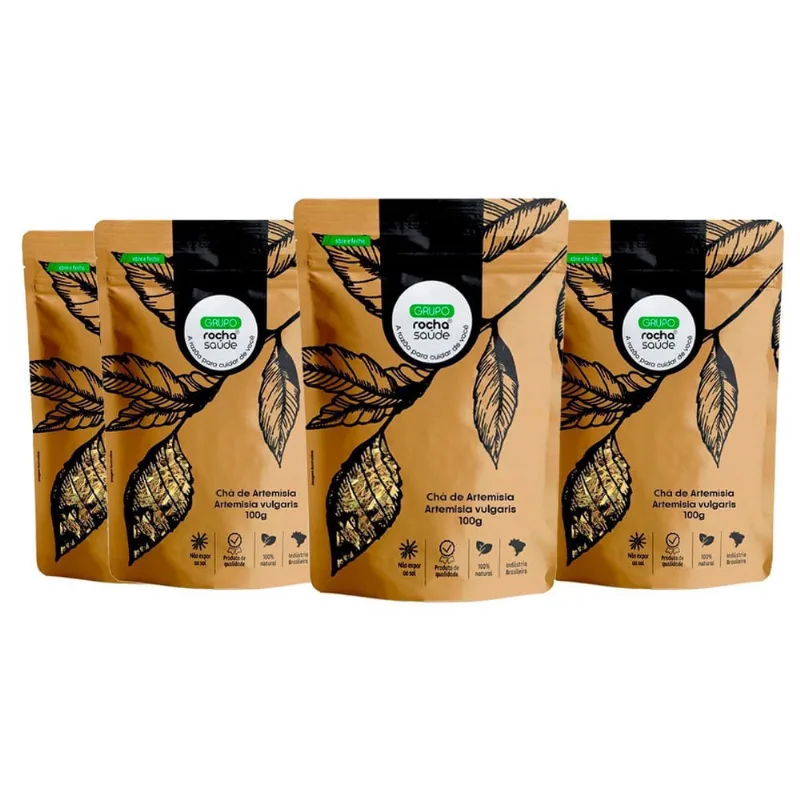Kit 4 Pct Chá De Artemísia - Artemisia Vulgaris - l. -100G