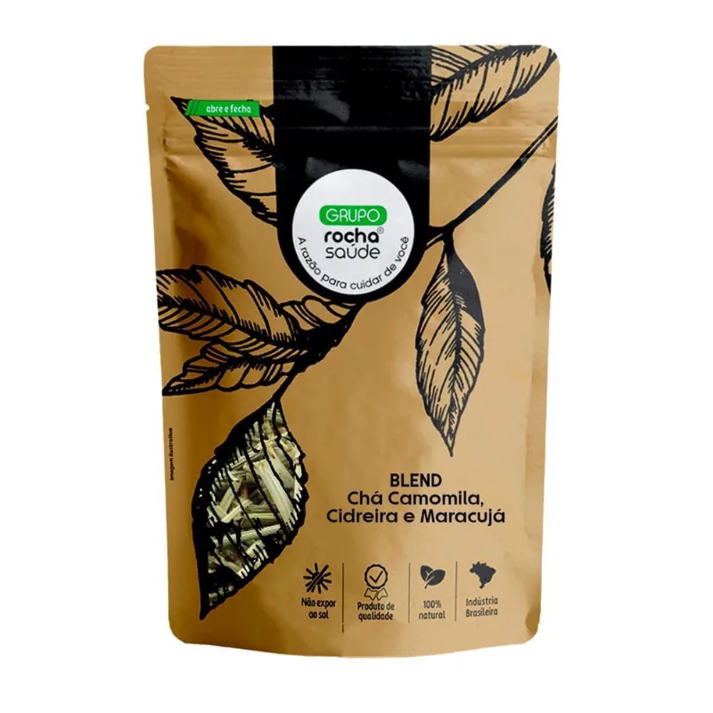 Blend - Chá Camomila, Cidreira E Maracujá - Natural - 50G