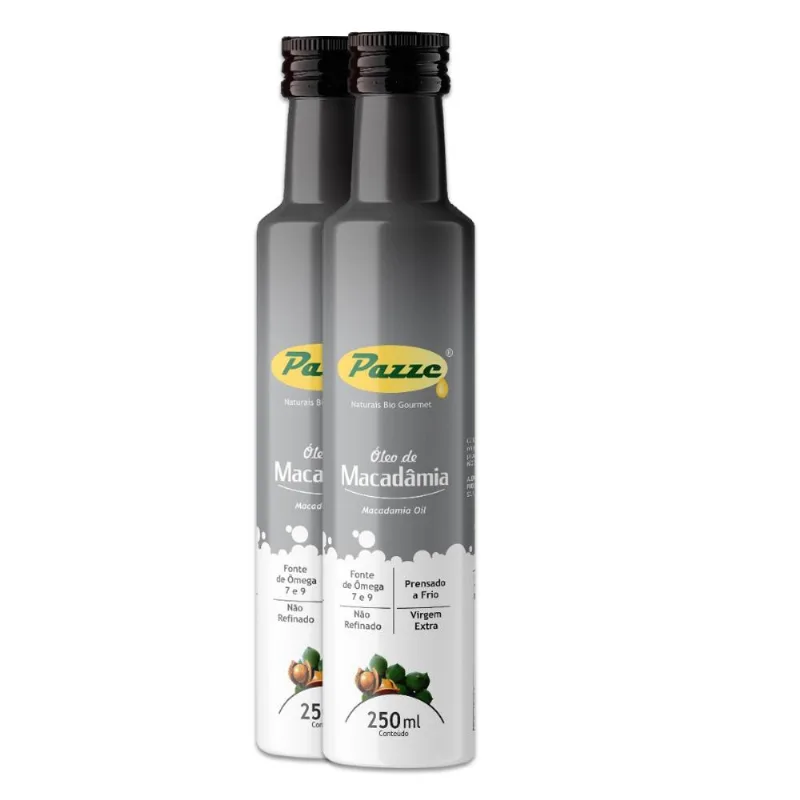 Kit 2 Óleo de Macadâmia Extra Virgem Pazze 250ml