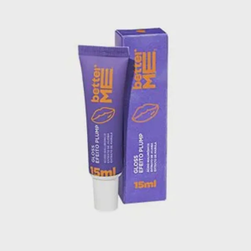Lip Efeito Plump Gloss Labial Better Me 15ml