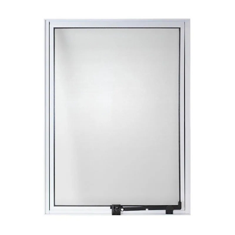 Janela Maxim-ar Vidro Boreal sem Grade Alumínio Branco Standard Proex Maxim-ar Vidro Boreal sem Grade Alumínio Branco 80x60cm