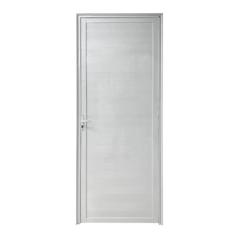 Porta Laminada Fechada Alumínio Branco 210x60cm Proex Porta Laminada Fechada Alumínio Branco Direito 210x60cm