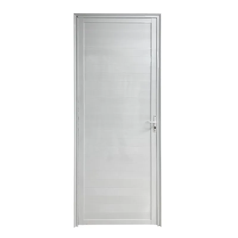 Porta Laminada Fechada Alumínio Branco 210x60cm Proex Porta Laminada Fechada Alumínio Branco Esquerdo 210x60cm