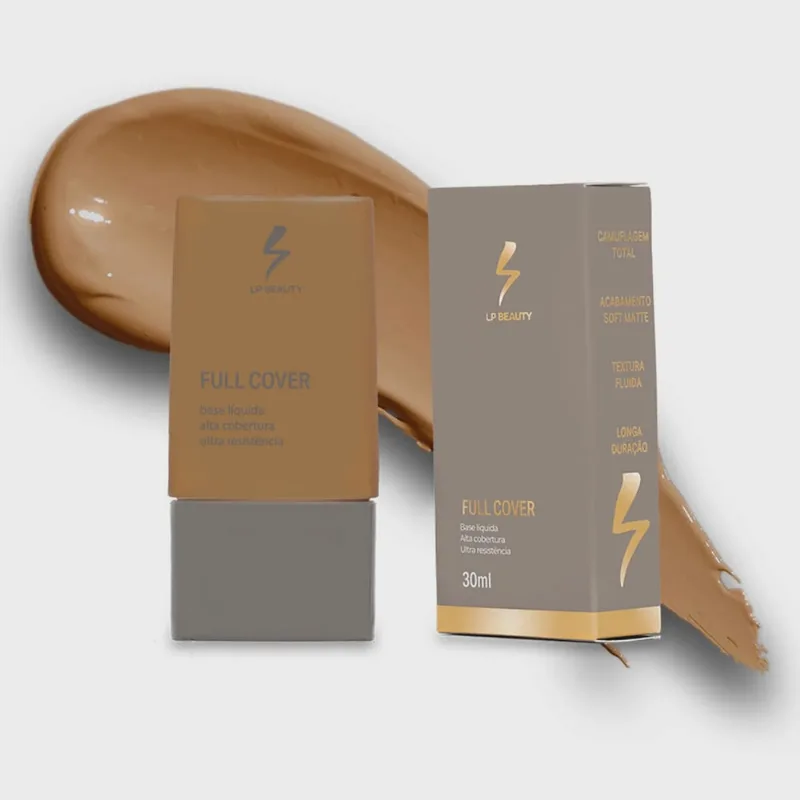 Lp Beauty Full Cover Cor 8N - Base Líquida 30ml