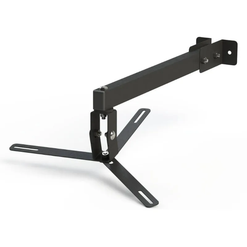 Suporte Projetor Datashow Mini Led Parede Braço 40 Cm - Preto