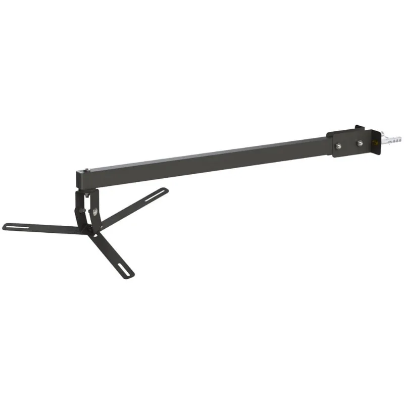 Suporte projetor mini LED parede braço 60 cm preto